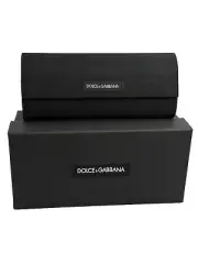 NEW Dolce & Gabbana Small Semi-Soft Hard Shell Flip Top Eyeglasses Case With Box