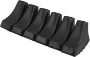 ADOCARN 6pcs Trekking Pole Tips Replacement Slip Ends for Hiking Poles Lightweight Hiking Equipment Portable Protectors for Walking Sticks and Canes Enhanced Stability for Safe