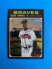 2020 Topps Heritage Ozzie Albies Chrome Refractor Parallel Braves 878/999