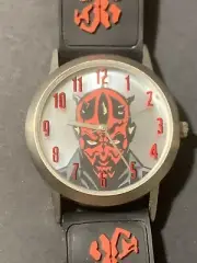Star Wars Darth Maul vintage 1999 Lucas films wristwatch