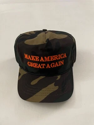 Official Donald Trump Make America Great Again Camouflage MAGA Trucker Hat