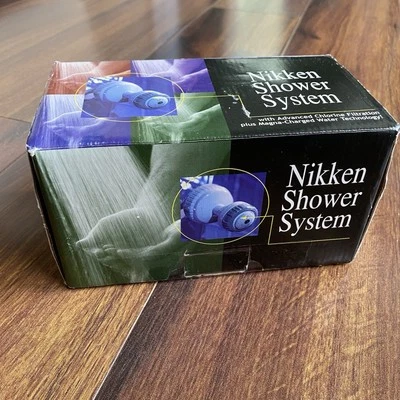 Nikken Shower System Filter Wall Mount Shower Head Sealed Original Box New