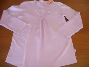 Girls Pumpkin Patch Pintuck Rosette top Size 7 & 8 NWT