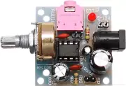 LM386 Super Mini Audio Amplifier DIY Kit Board 35x37mm 3-12V - Unsoldered