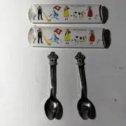 VTG ROLEX Bucherer of Switzerland Lucerne Collector Spoon Lot Of 2 W/Boxes