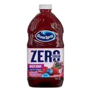 Ocean Spray® ZERO Sugar Mixed Berry Juice Drink, Cranberry Juice Drink Sweetened