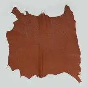 Lambskin leather TAN BROWN OSTRICH SKIN PERFECT FOR LEATHER BAG EACH HIDE 5-6sqf