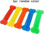 Dog Toys Pet Molar Tooth Cleaner Brushing Stick trainging Dog Chew Toy Dogs Toothbrush Doggy Puppy Dental Care Dog Pet Puppies cleaning expends energy grinding teeth (Color : Random Color-1)