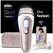 Braun Smart IPL Skin i·expert, Hair Removal for Home, Free App, Storage Bag, Venus Razor, 3 Attachments, PL7253