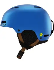 Giro Crue MIPS Kid's Snow Helmet, Blue Shreddy Yeti, X-Small