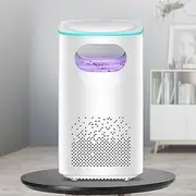 [Tignapoo] Bug Zapper Electric Mosquito Killer Lamp USB Powered Insect Flies Trap with UV Light Strong Suction Fan for Home Bedroom Kitchen Garden
