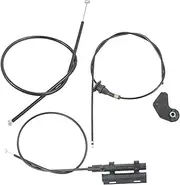 3PCS Engine Bowden Cable Hood Release Wire -, for BMW, for E39 525I 530I 51238176595 51238190754 51238176596 Hood Lock Control Cable