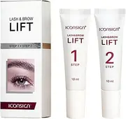 Eyelash and Eyebrow Perm Kit Long-lasting Lash Brow Lift Kit Curling and S ling Eyelash Eyebrow for Beau Salons Home Use