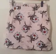 Top Shop Mini Skirt Uk 8 Pink Floral BNWT RRP £32