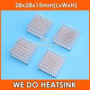 5pcs WE DO HEATSINK 28mm 28*28*15mm Aluminum IC LED Cooling Cooler Heatsink