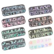 12 Grids Flatback Rhinestones 3D Crystal