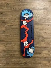 ALMOST x Dr. Seuss Skateboard Deck Thing 1 Thing 2 skateboard deck