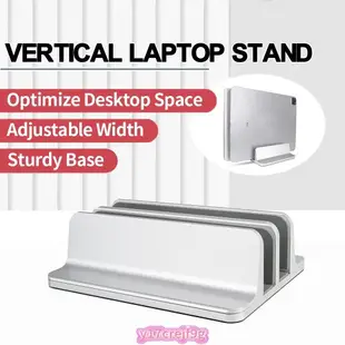 Vertical Laptop Stand Double Desktop Stand Holder with Adjus