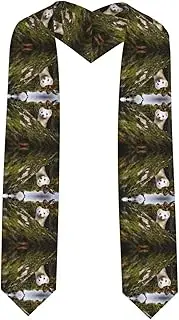 [EdWal] cute weasel print Graduation Stole and Sash Class for Unisex Adult Honor Stole Honor Stole of 2025
