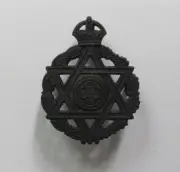 BRITISH ARMY CAP BADGE. ROYAL ARMY CHAPLAINS DEPARTMENT. K/C.