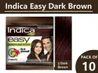 10 Pc Indica Easy 10 Minutes Dark Brown Herbal Hair Color Shampoo Base Herbs
