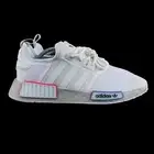 Adidas Men's NMD_R1 Cloud White Grey Red Blue Shoes GX9525 Sizes 9 - 13