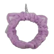 Claires Plush Lavender Unicorn Ear Makeup Headwrap