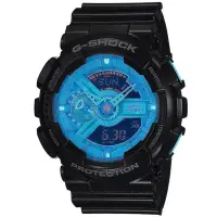 在飛比找博客來優惠-CASIO G-SHOCK 超重型戰機雙顯運動錶(藍黑)