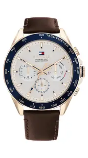 Tommy Hilfiger Owen Rose Gold and Blue Men's Watch 1791966