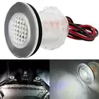 12V LED Courtesy Deck Light Waterproof Boat Marine Stair Cockpit Livewell Lamp