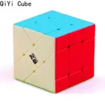 QY CUBE TOYS 3X3 FISHER CUBE 速度益智腦筋急轉彎扭曲拼圖立方體玩具兒童禮物