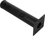 Heavy Duty Umbrella Base Stand with Tube and Flat Iron Plate for Adjustable Outdoor Use Versatile Holder for Patio Deck Beach and Supports Various Umbrella Pole Diameters