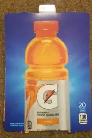 (3) DIXIE NARCO 501E SODA VENDING MACHINE "Gatorade Orange" 20oz VEND LABEL