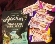 ⭐️SPECIALTY BUNDLE GRASSFED BEEF JERKY & 10 THINK PROTIEN CALORIE BARS