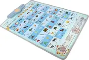 FELTECHELECTR Early Education Learning Chart Toddler Boys and Girls Toy 1pc Educational Learning Chart Safe PVC Abs Fun Cartoon Design
