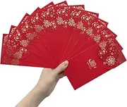 Oviovky 24 Pack Chinese Red Envelopes, 2025 Lucky Money Pockets, Red Packet for Spring Festival, New Year, Birthday, Wedding, Cash Gift Cards Envelopes