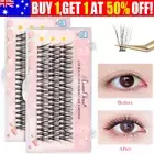 DIY Lash Extension Kit 8-15mm Individual Lashes Cluster Curl False Eyelash