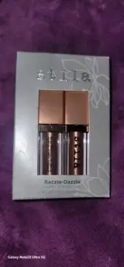 NIB) STILA Razzle Dazzle Liquid Eyeshadow Duo Set BRONZED BELL & JEZEBEL 0.153