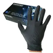 Sempermed BPM-100 Semperforce Black Nitrile Glove-Medium-Box/100, Medium