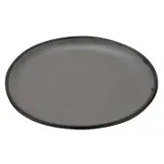 G.E.T. CS-100-GR Pottery Market Speckled Gray Melamine 10.5" dia. Coupe Plate