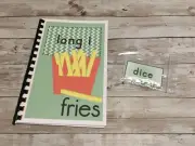 Interactive Learning Books for Children - Long “i” book - w/ 12 Laminated Cards