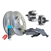 Front Wheel Bearing Hub Ass Rotor Pad for Holden Calais Commodore VT VX VY ABS