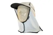 Uveto Kalahari Micro Mesh UV Legionnaire Hat and Neck Shade - Bone