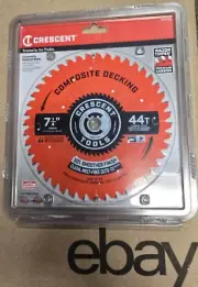 Crescent Circular Saw Blade 7-1/4" Composite Decking CSBTX-744 SAME DAY SHIP!!