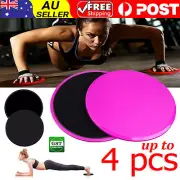 Gliding Sliding Discs Core Sliders Gym Yoga Fitness Exercise Workout Training AU