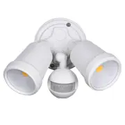 Brilliant White Raptor III Twin Security Light with Sensor