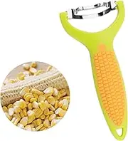 Corn Peeler, Professional Household Corn Peeler tool, Corn Stripper Tool with Ergonomic Non-Slip Handle, Stainless Steel Kitchen Tool, Good Durable Kitchen Gadgets, Yellow