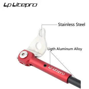 Lp Litepro 自行車腳架腳撐用於大行 Fnhon Gust 折疊自行車鋁合金腳架
