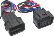 1/5/10/20 Sets 8 Pin Auto Waterproof Male Female Headlight Speaker Plug Engine Harness Electrical Socket 6189-7423 6181-6850(8p Male Female,20 Sets)