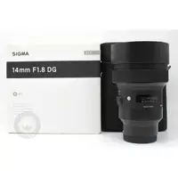 在飛比找蝦皮購物優惠-【高雄橙市3C】SIGMA 14mm F1.8 DG HSM